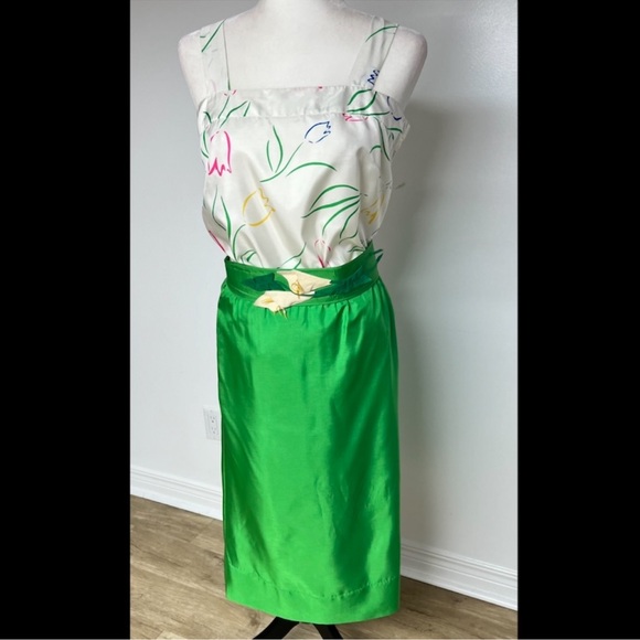 COPY - not for sale  Retro 1960s:skirt.top, belt@choker “A walk into greenery » - Picture 7 of 15